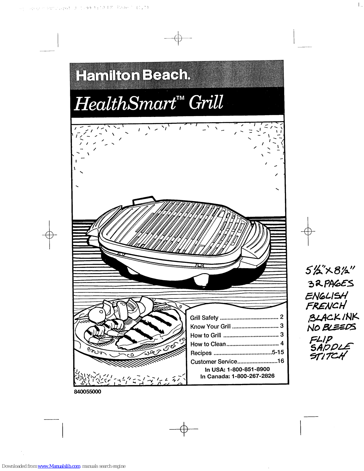 Hamilton Beach 31585A Use & Care Manual