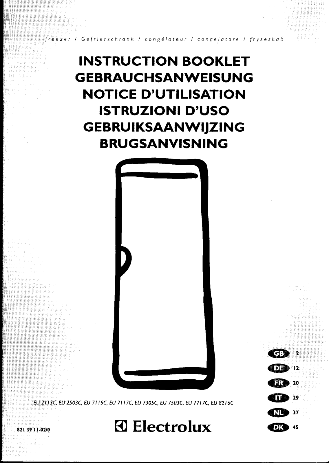 AEG-Electrolux EU7117C, EU7503C User Manual