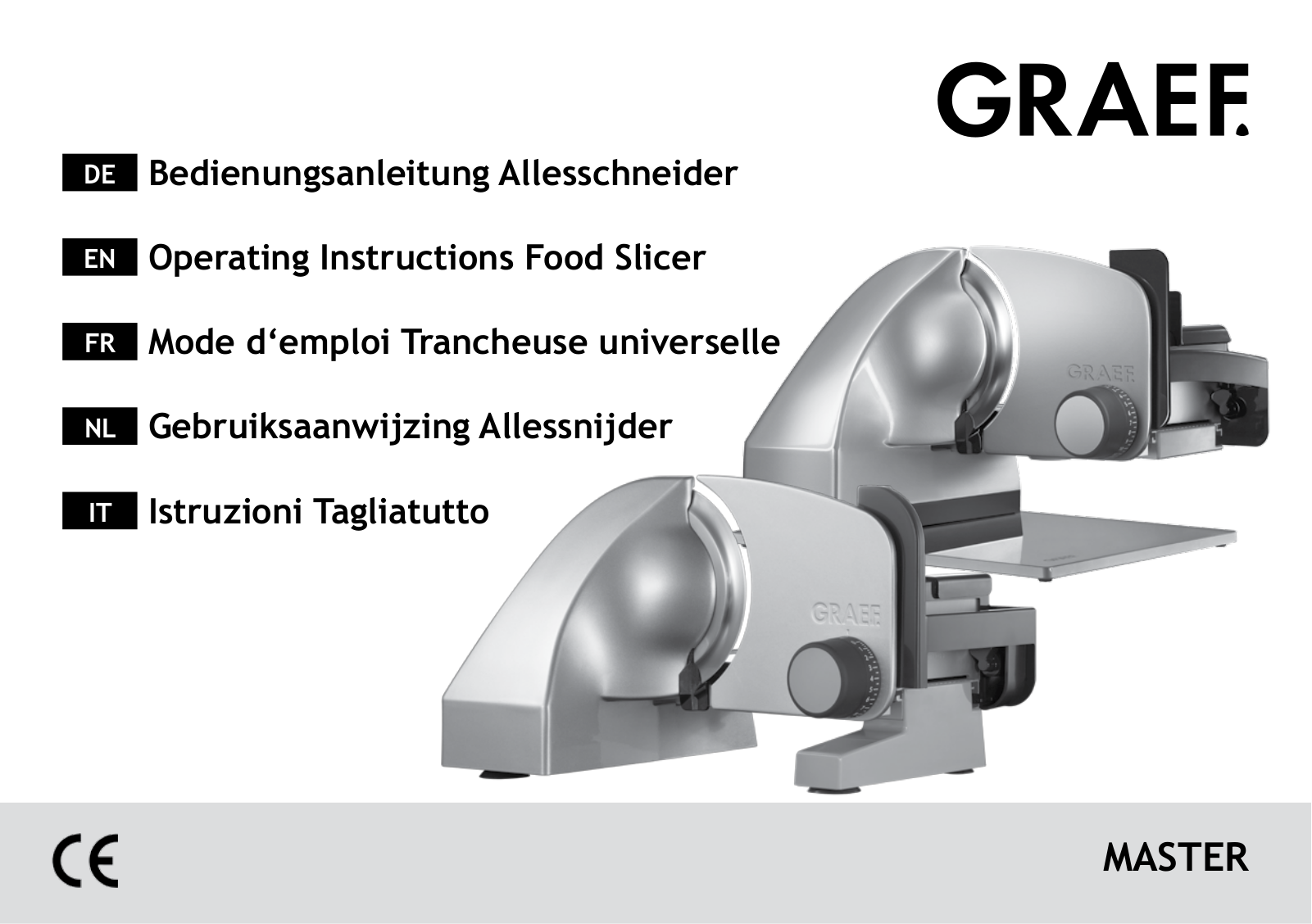 Graef MASTER User Guide