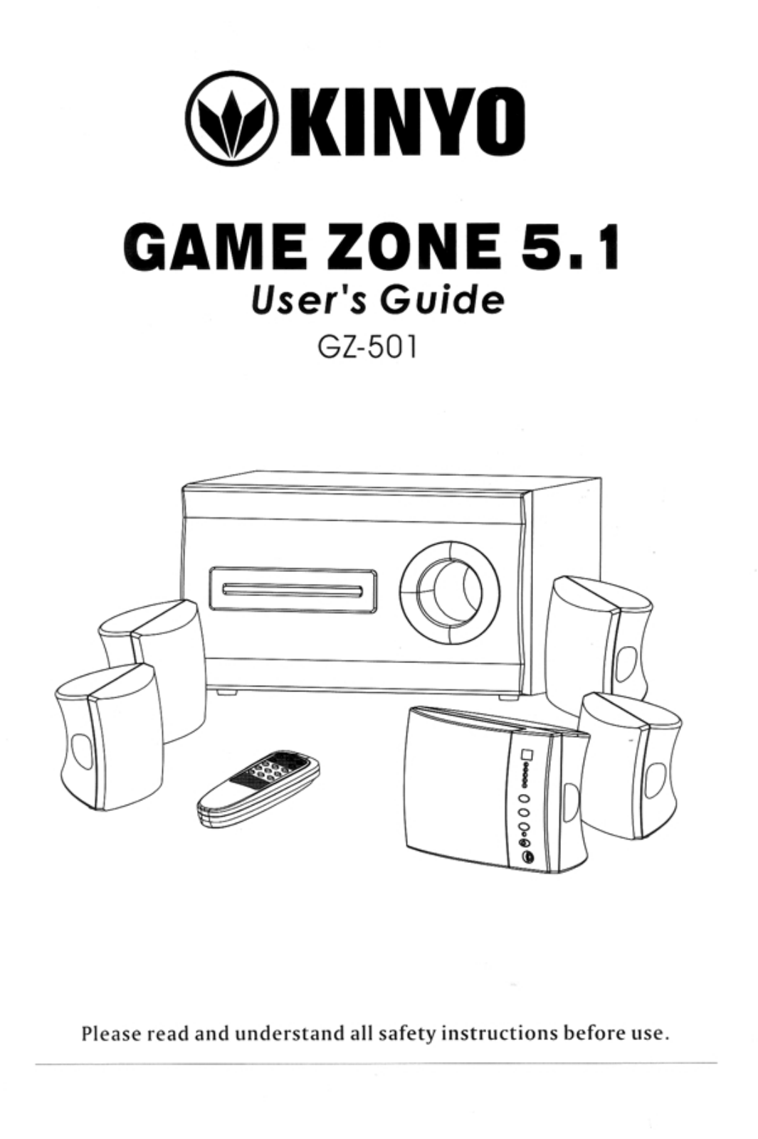 Kinyo GZ-501 User Manual