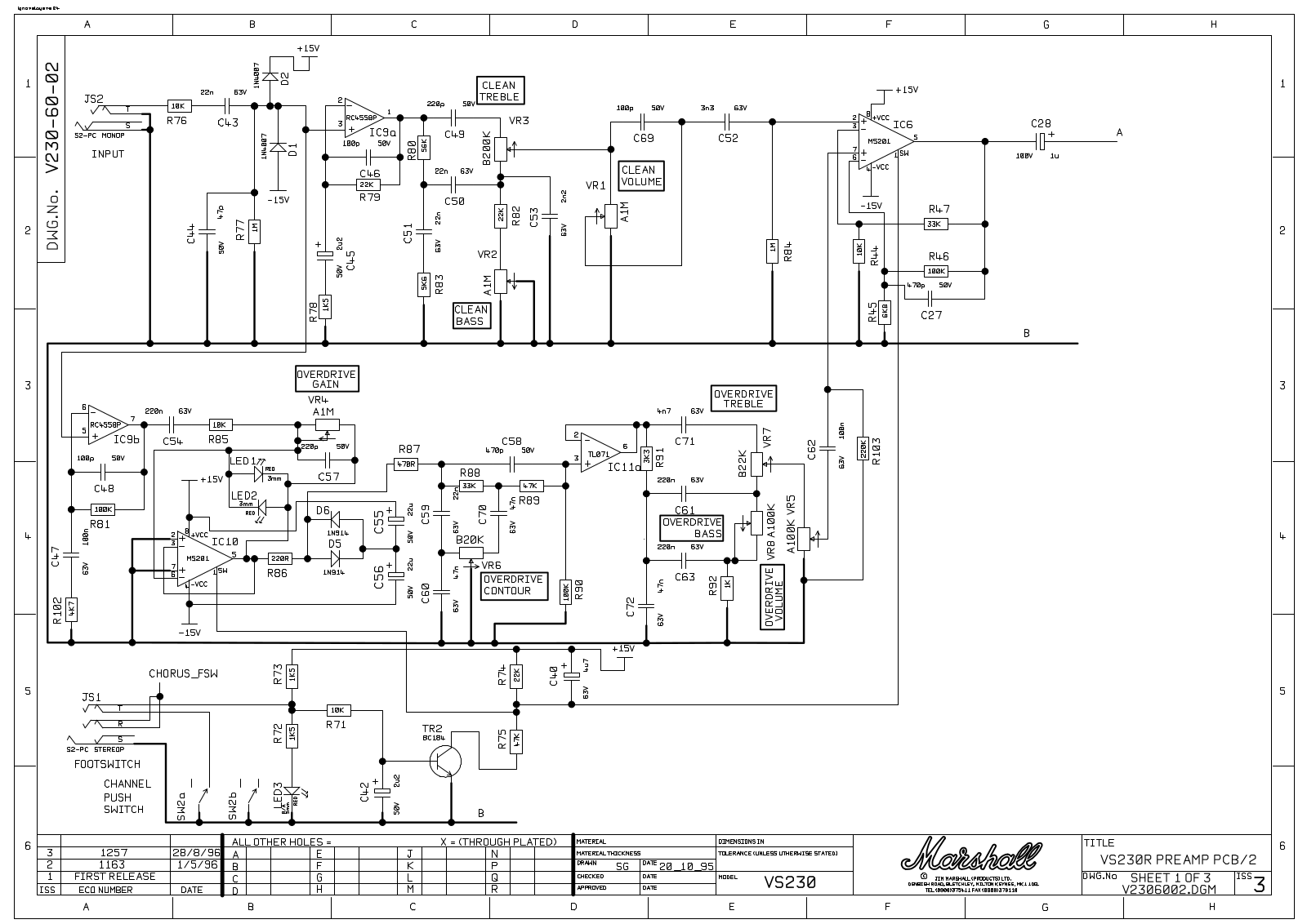 Marshall vs230r schematic