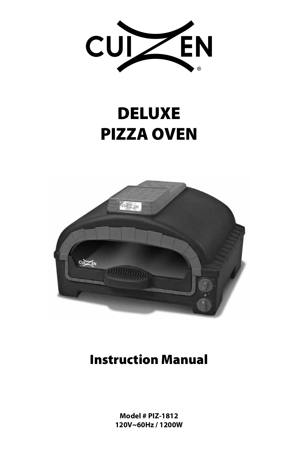 CuiZen PIZ-1812 User Manual