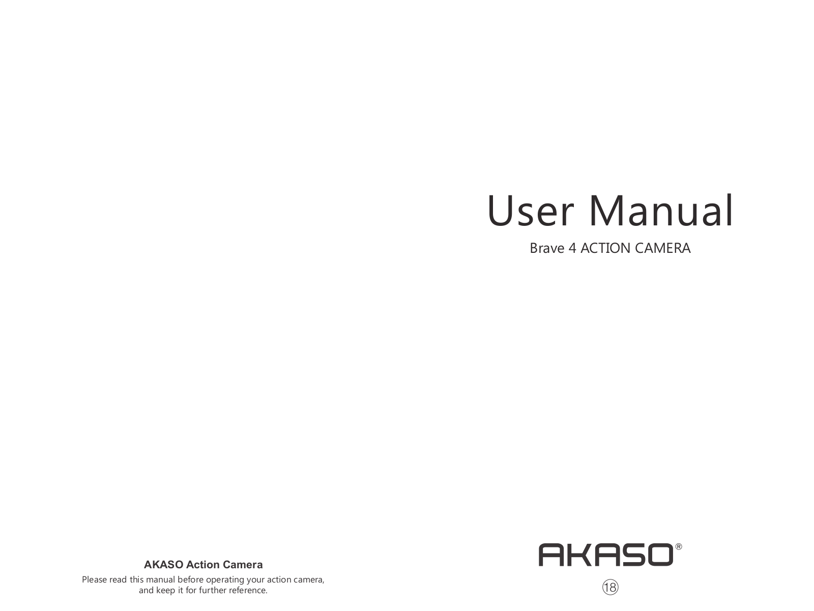 Akaso Brave 4 User Manual