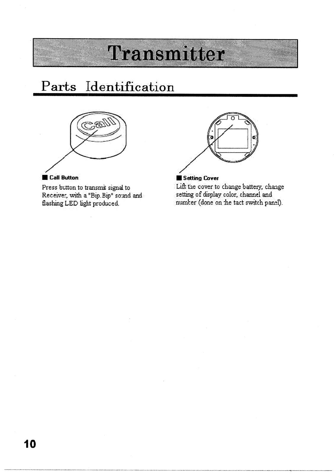 Winbel Co COCOCALL300 Users Manual