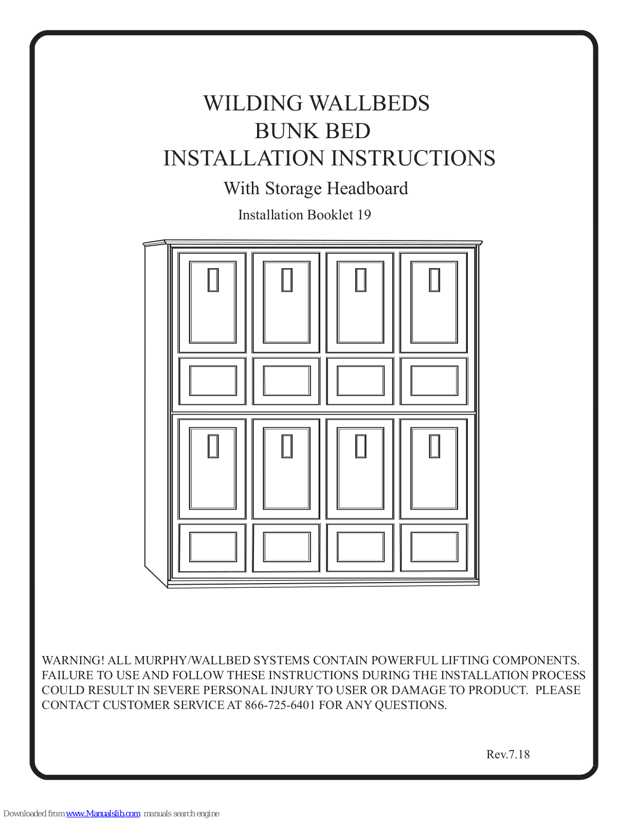 Wilding Wallbeds 19 Installation Booklet