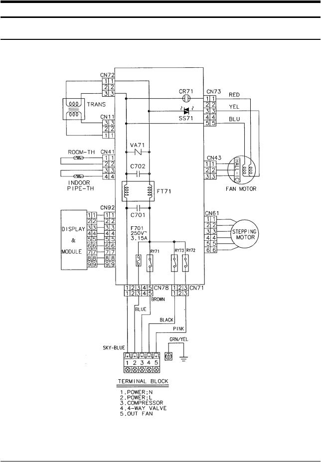 Samsung AQT24, AQT24A1QE-BOL Wiring Diagram