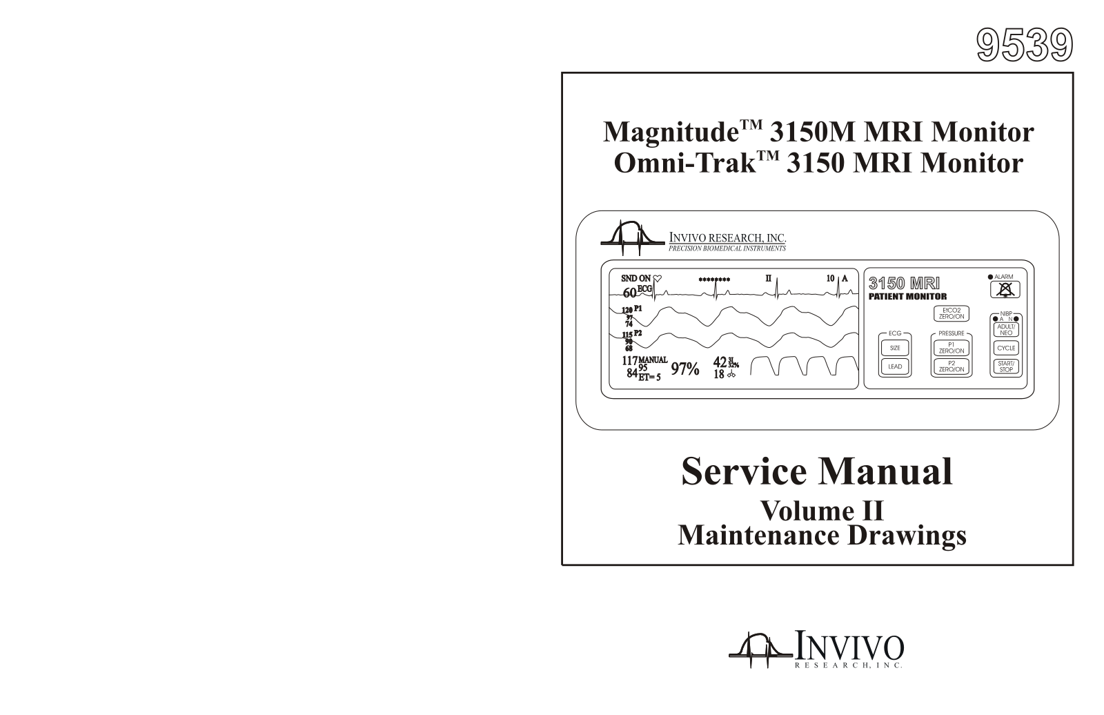 Invivo Magnitude 3150M, Omni-Trak 3150 User manual