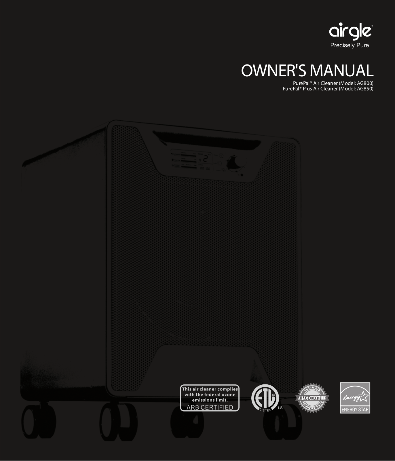 Airgle AG800, AG850 User Manual