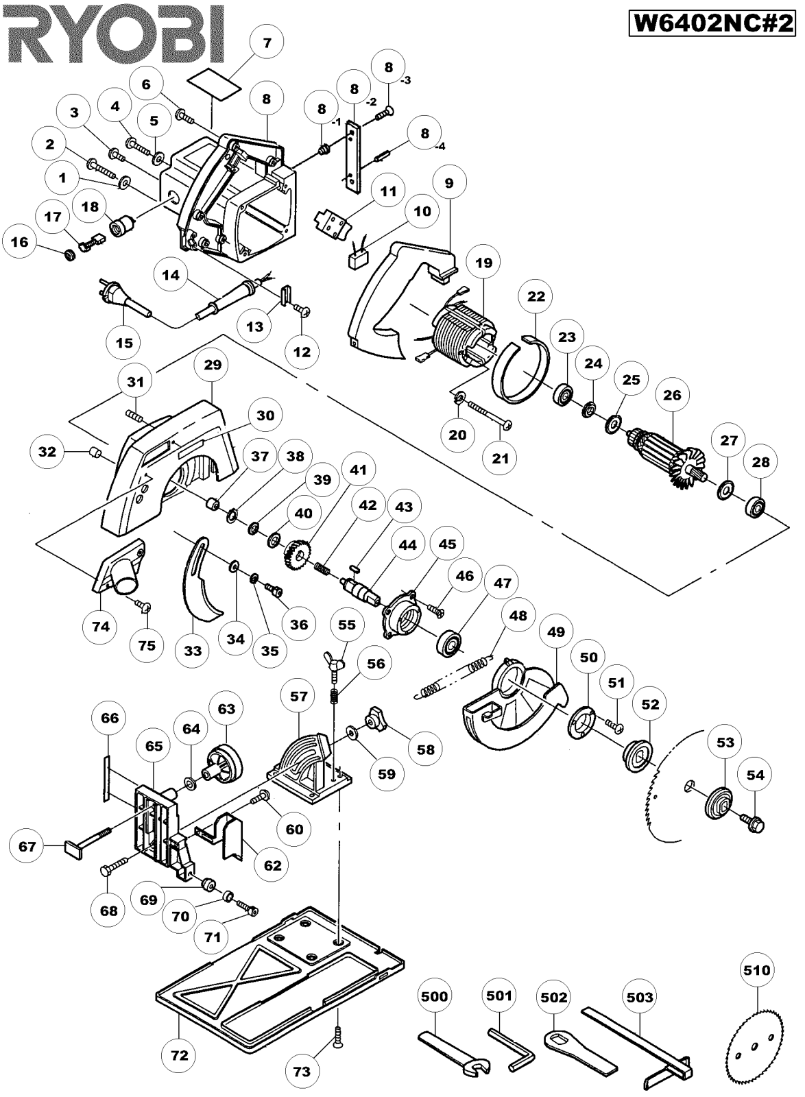 Ryobi W6402NC-2 User Manual