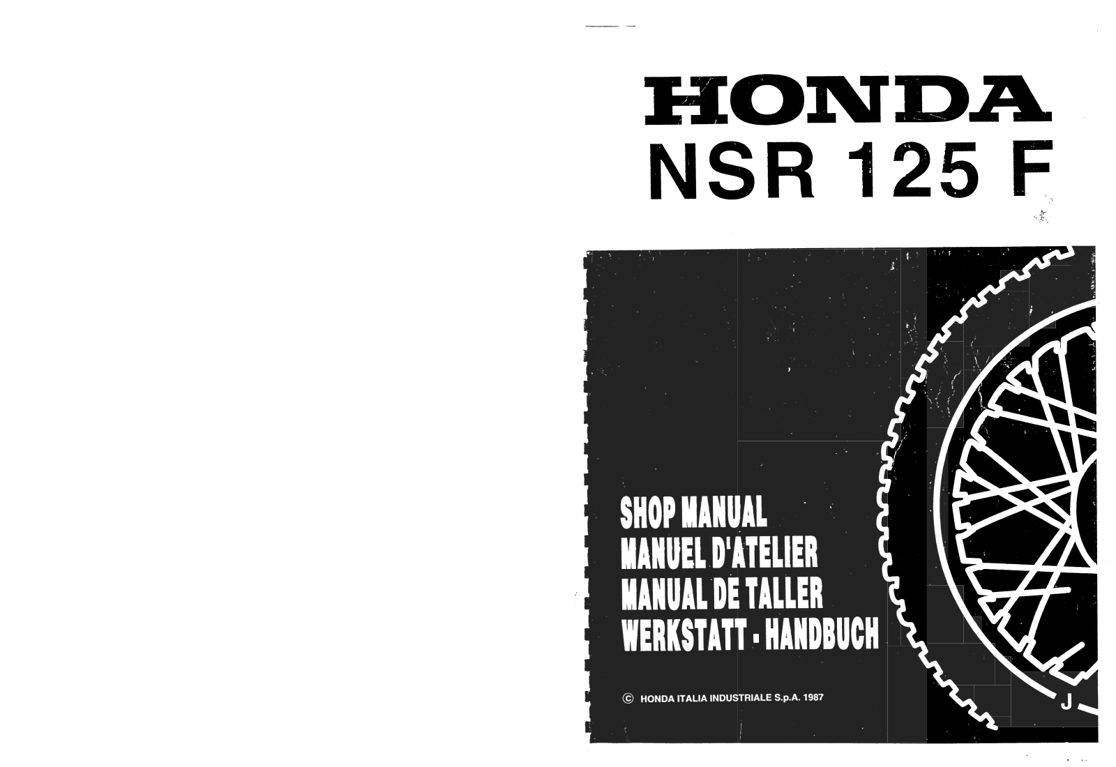 Honda NSR125 (1987) User Manual