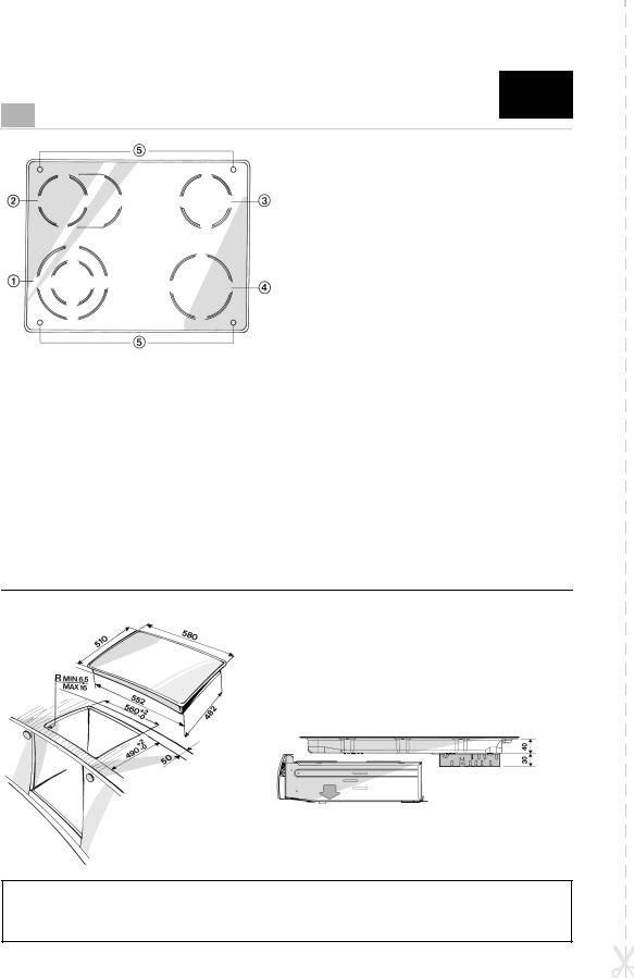 Whirlpool HOB 444 PRODUCT DESCRIPTION SHEET