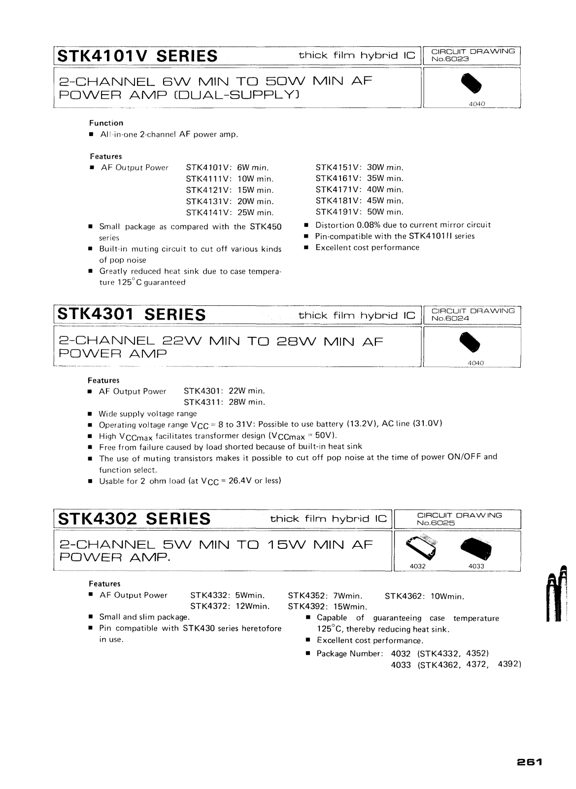 Datasheet STK4301 Specification - ManualMachine.com