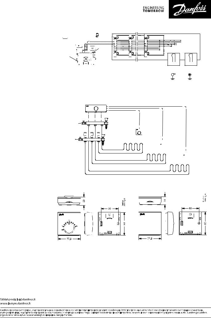 Danfoss FH-WT, FH-WP, FH-WS Data sheet