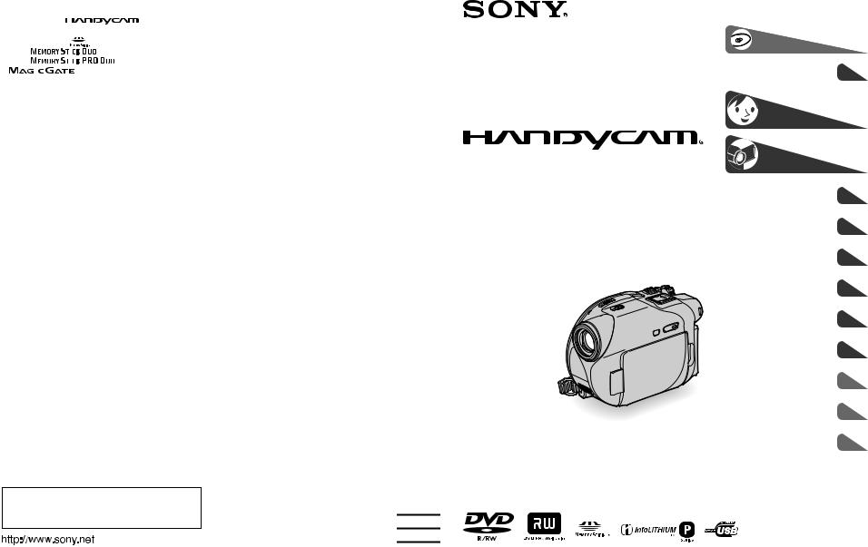 Sony DCR-DVD205E, DCR-DVD304E, DCR-DVD705E, DCR-DVD755E, DCR-DVD105E Manual