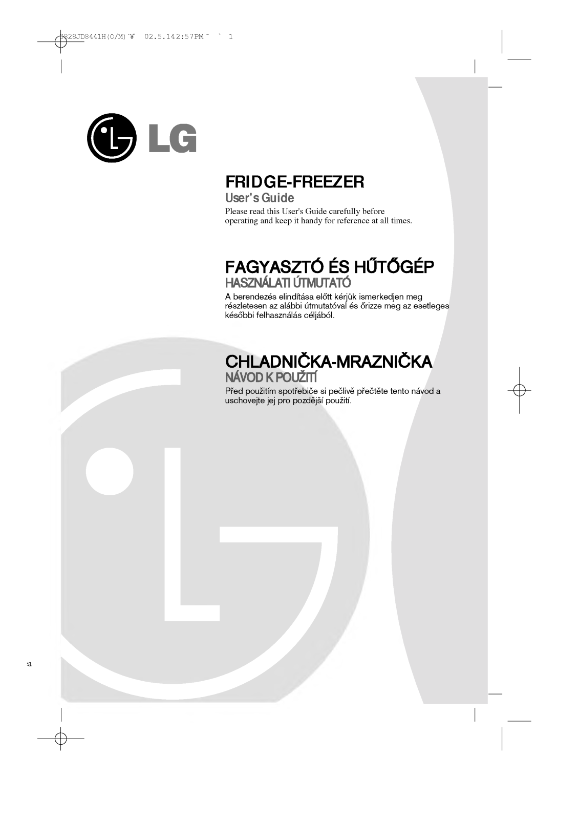 Lg GR-409GTQA User Manual