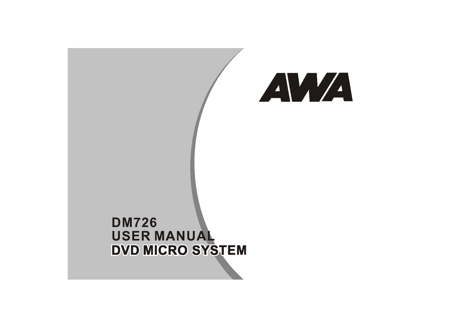 AWA DM726 Operating Instruction