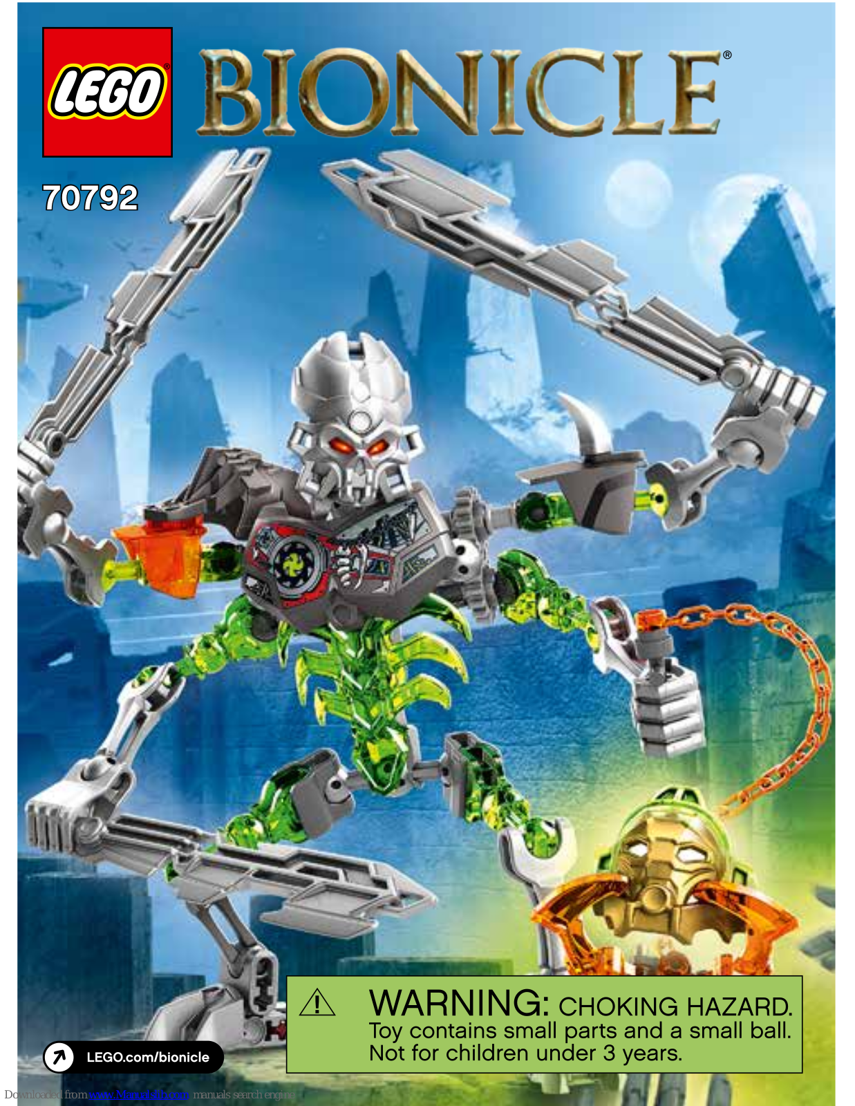 LEGO Bionicle 70792, Bionicle 70791 Assembly Manual