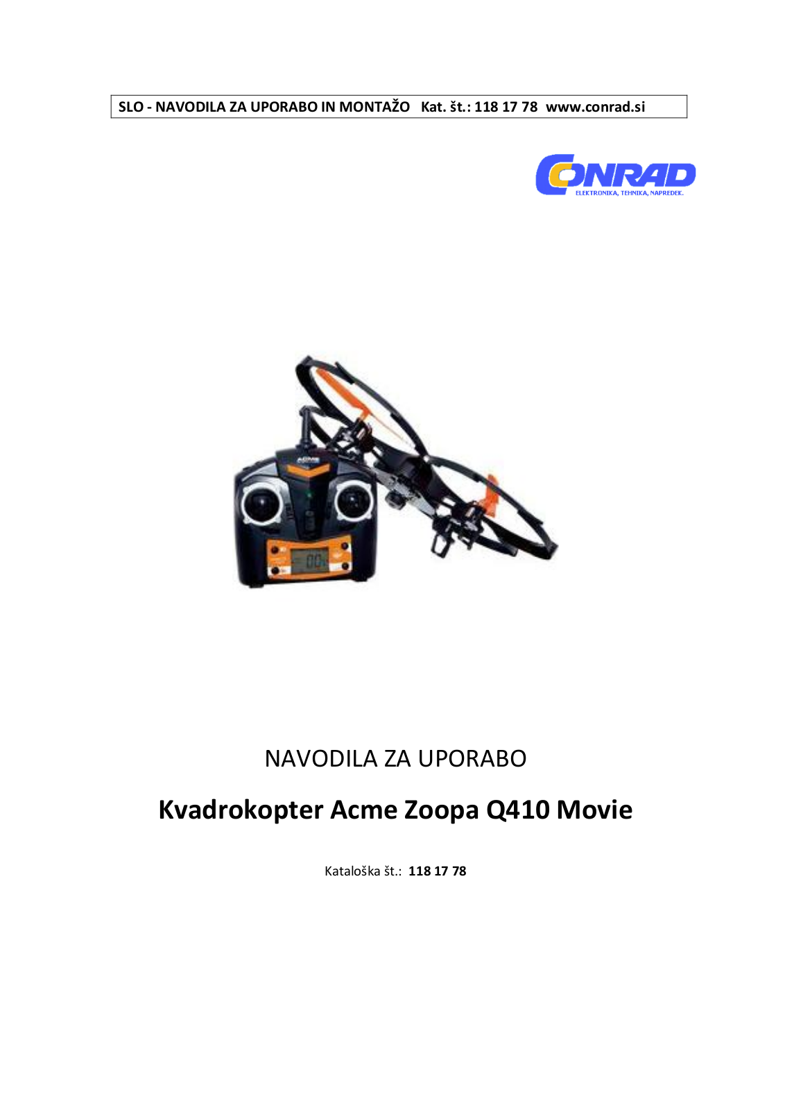 ACME Zoopa Q410 Movie User guide