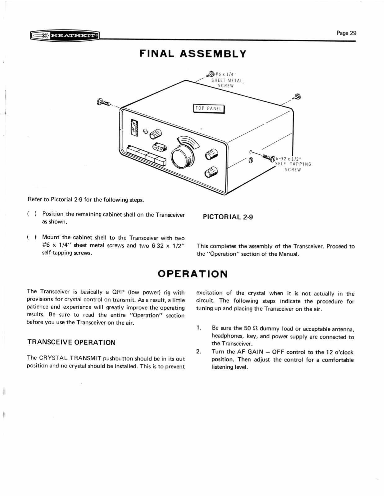 HEATHKIT hw-7 User Manual (PAGE 08)