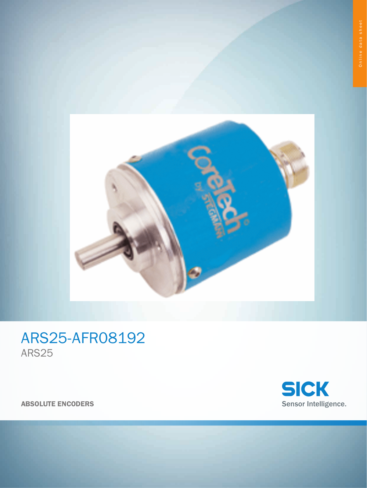 Sick ARS25-AFR08192 Data Sheet