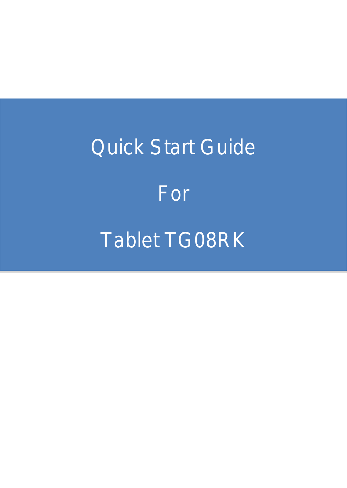 ELITEGROUP COMPUTER SYSTEMS TG08RK User Manual