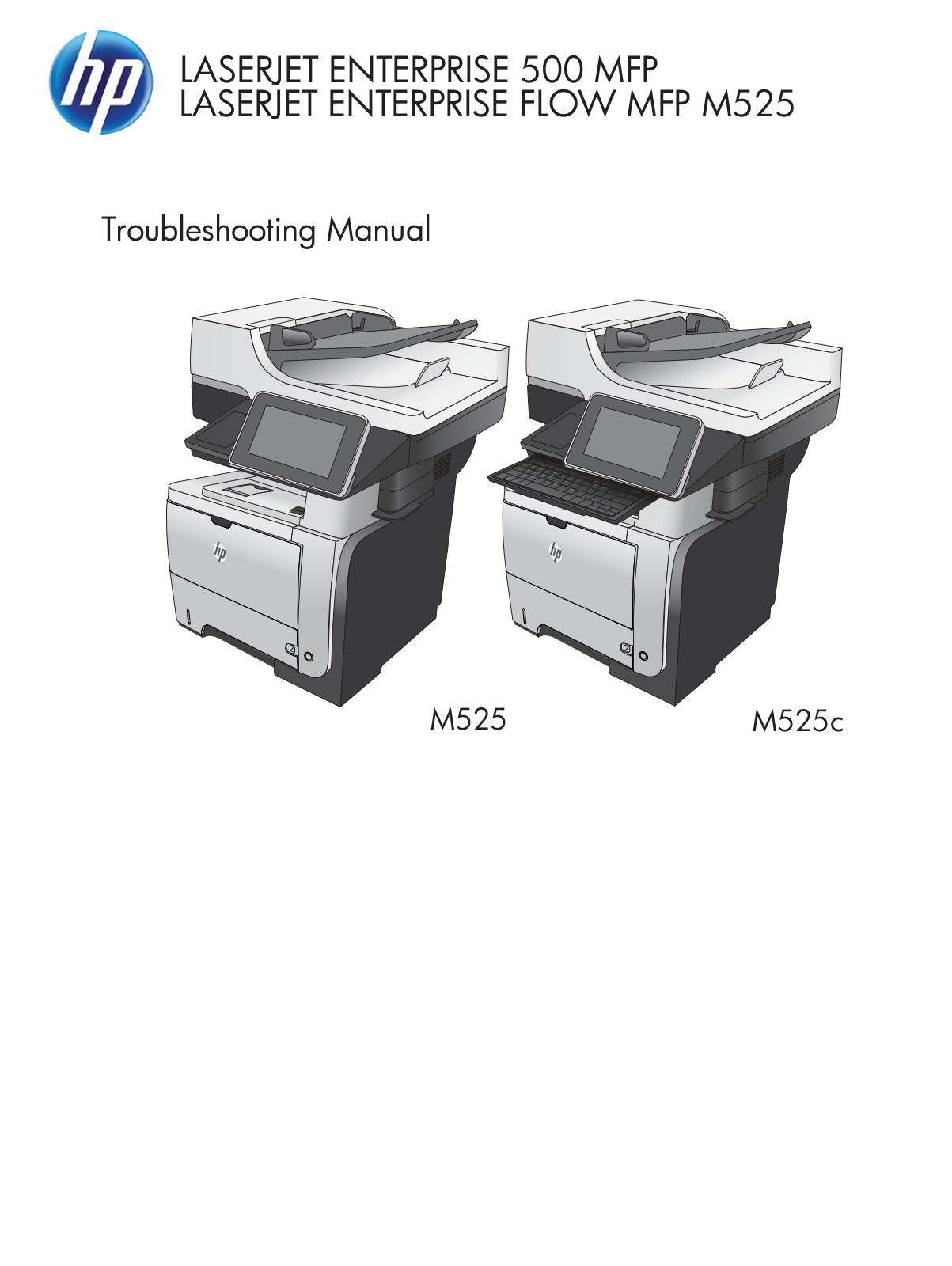 HP LaserJet Enterprise MFP M525 Service Manual