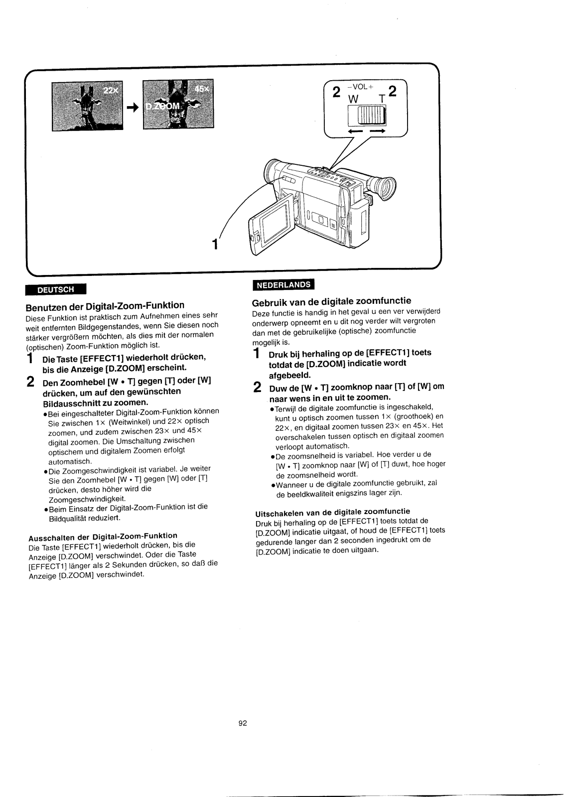 PANASONIC NV-VX27E User Manual