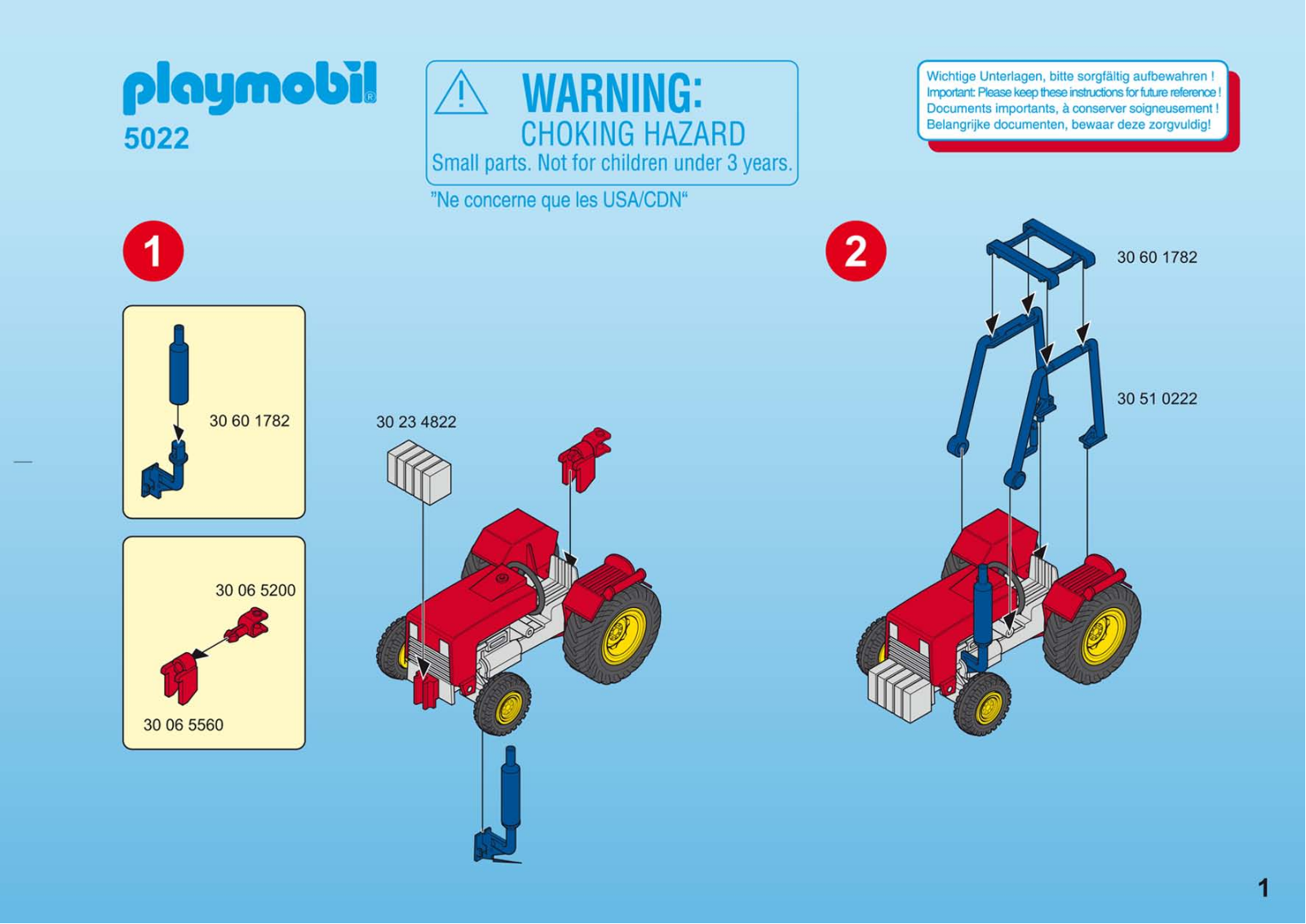 Playmobil 5022 Instructions