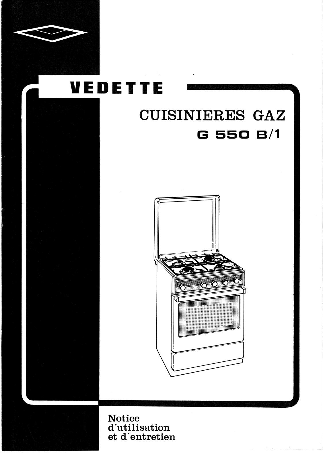 Vedette G550B/1 User Manual