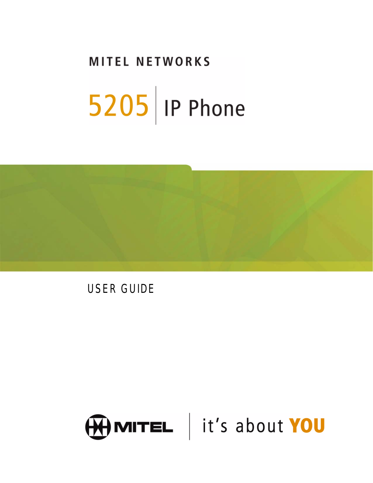 Mitel 5205 User Manual