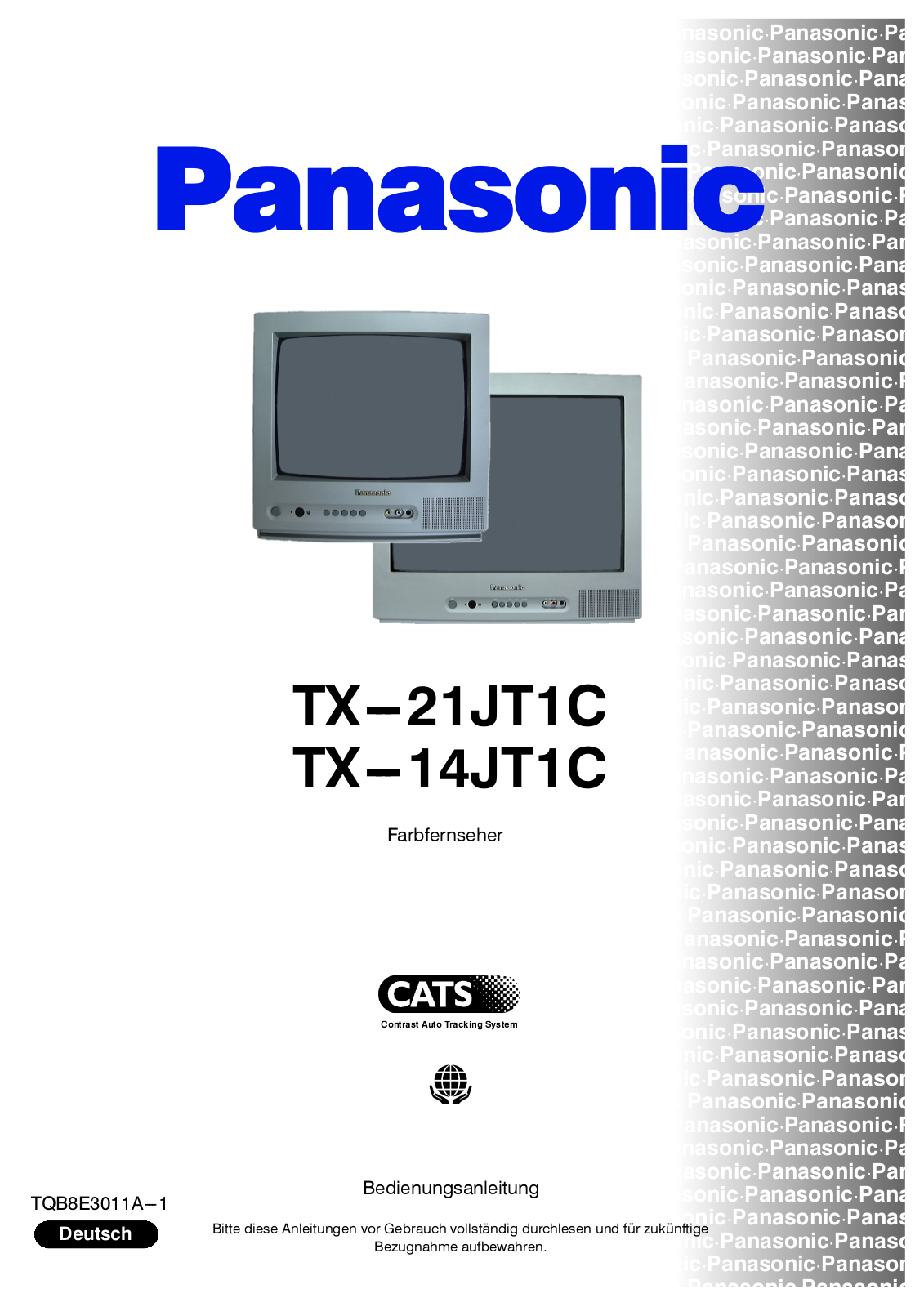 PANASONIC TX-21JT1C, TX-14JT1C User Manual