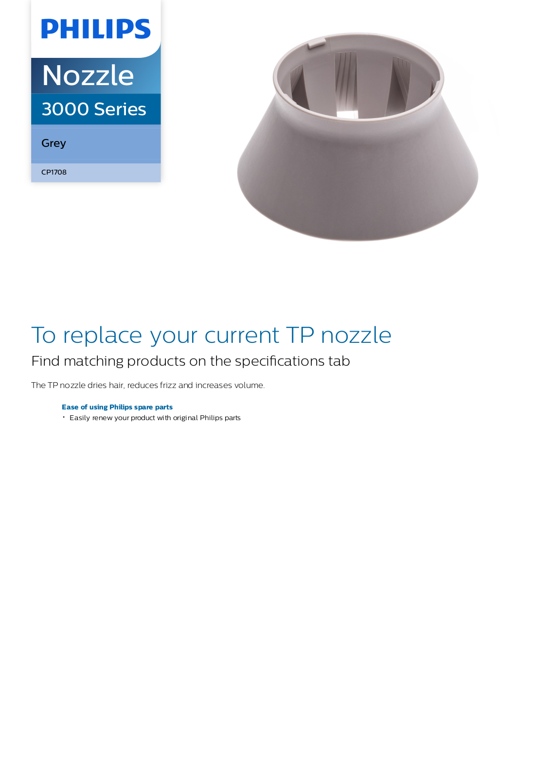 Philips CP1708/01 leaflet - ManualMachine.com