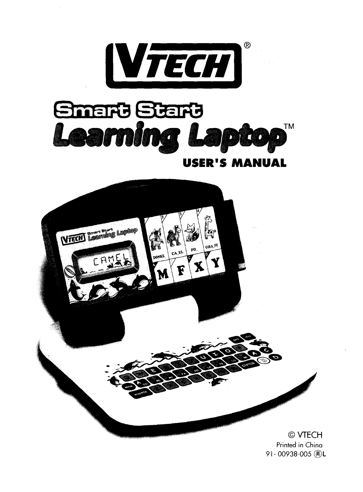 Vtech SMART START LEARNING LAPTOP User Manual