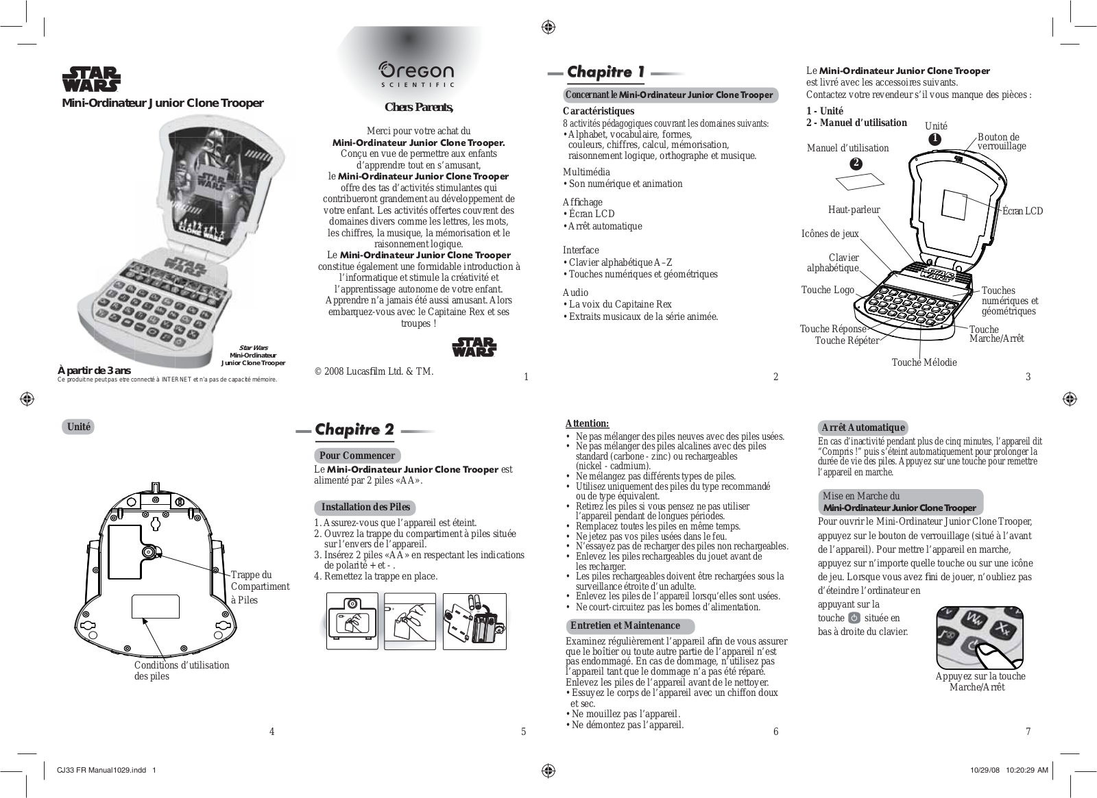 OREGON CJ33 User Manual