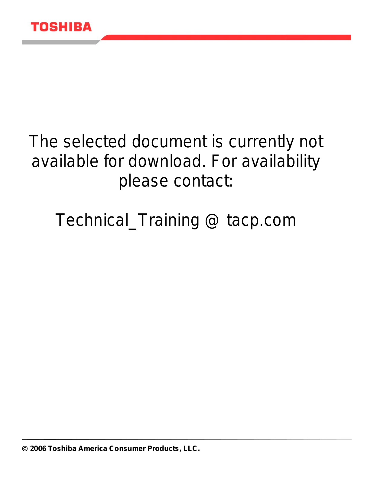 Toshiba 20HLV16B, 20HLV86B Schematic