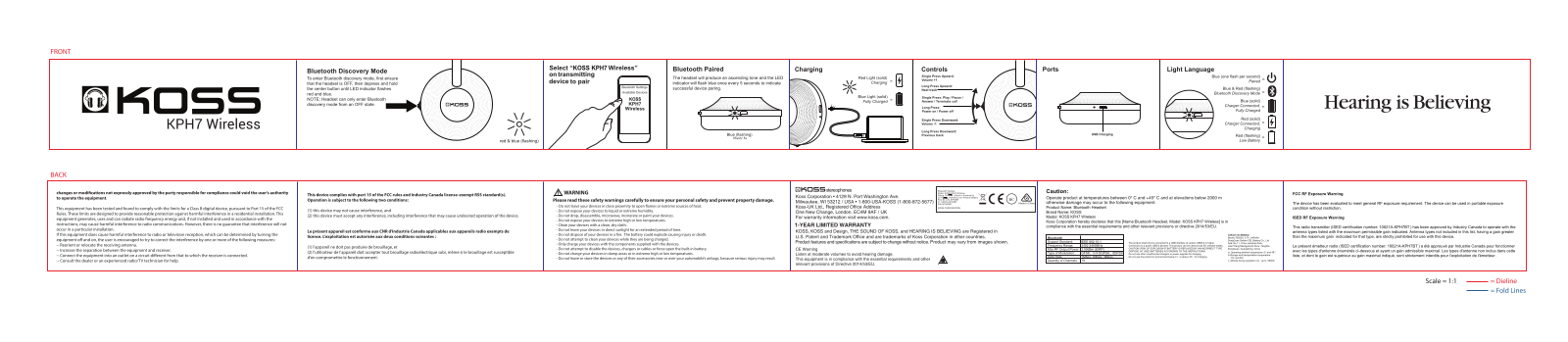 Koss KPH7BT User Manual