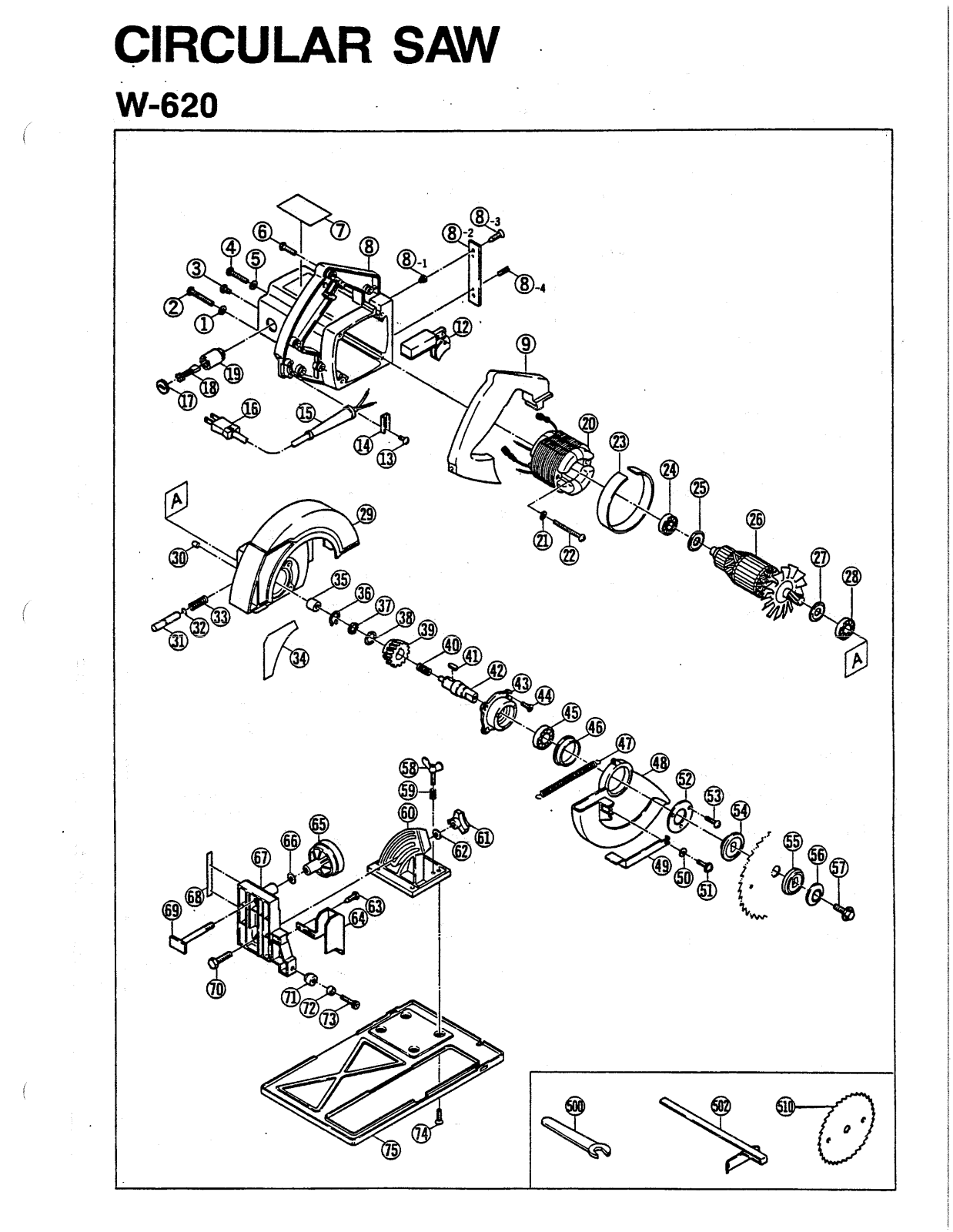 Ryobi W620 User Manual