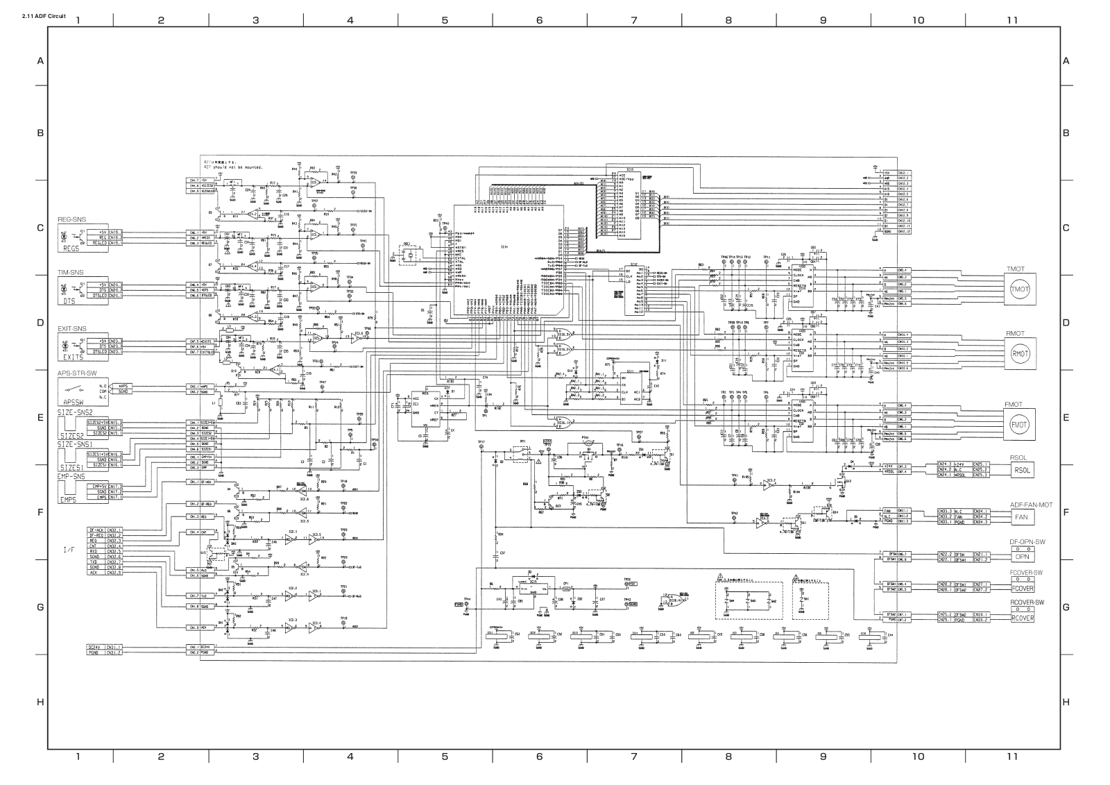 SHARP AR650 Circuit Diagram