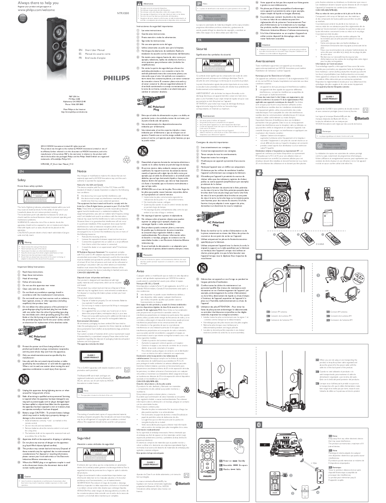 Gibson Innovations NTRX500 User Manual