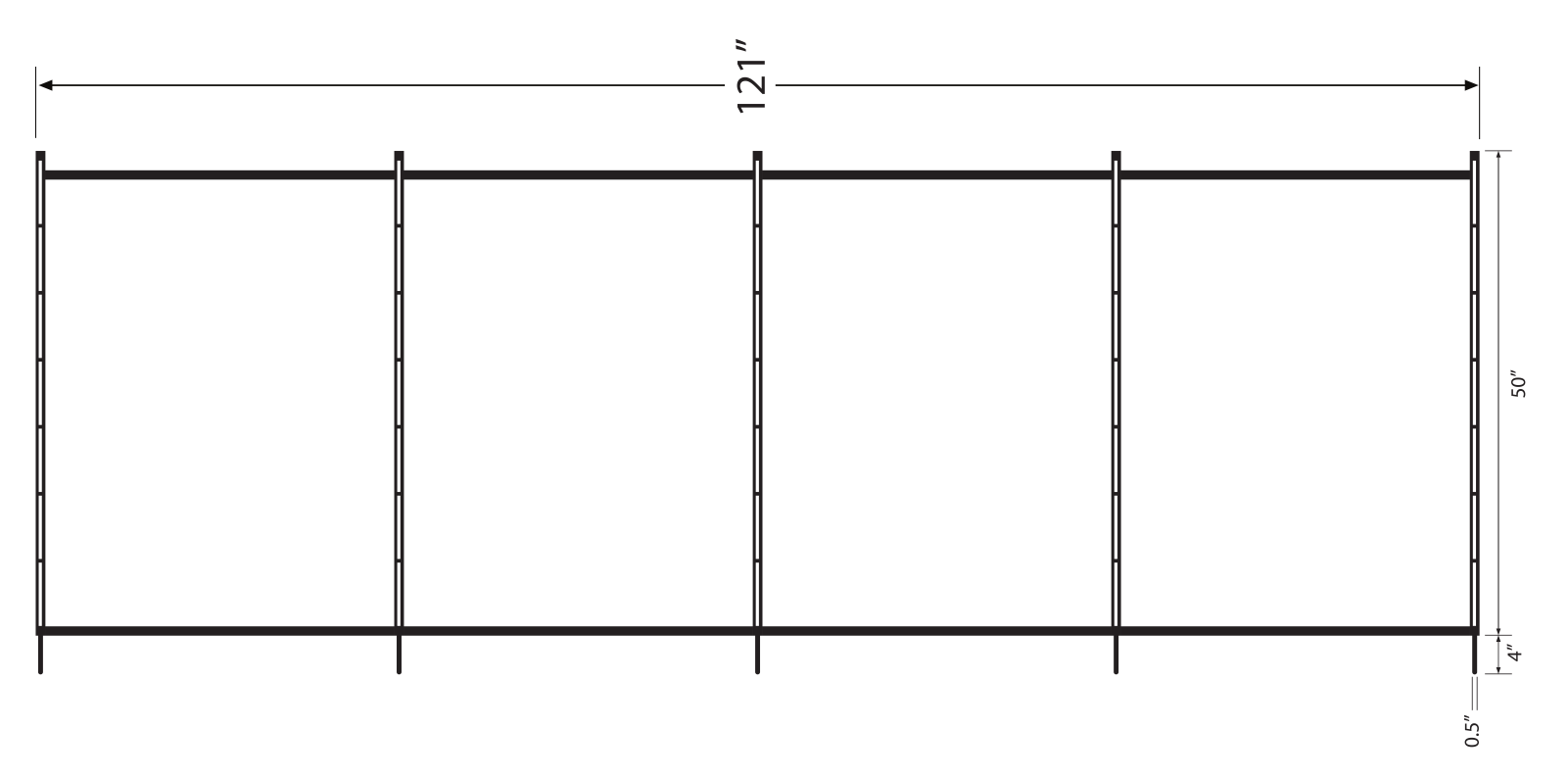 PoolfenceDIY PFDY1008 Dimensions - ManualMachine.com