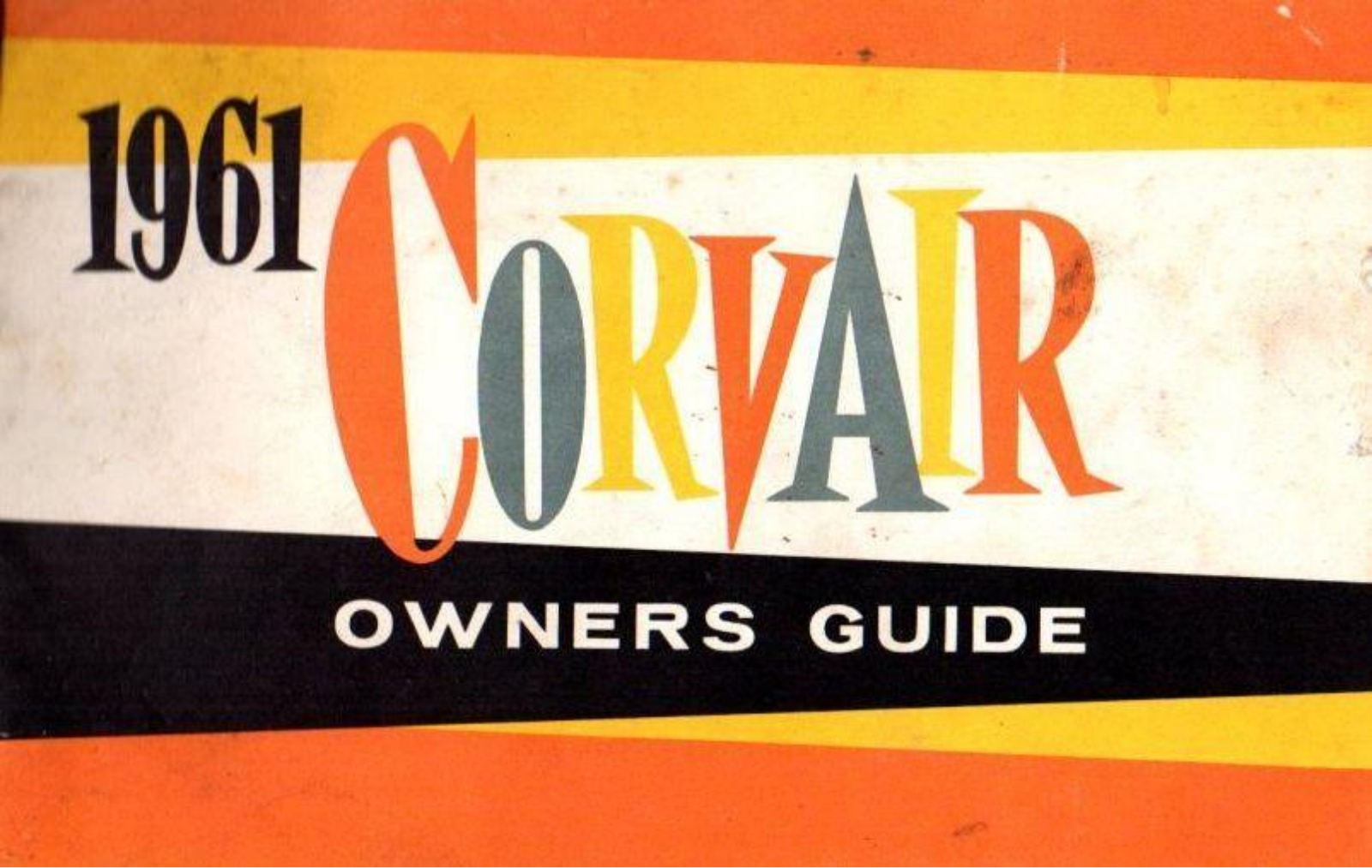 Chevrolet Corvair 1961 Operating Instructions