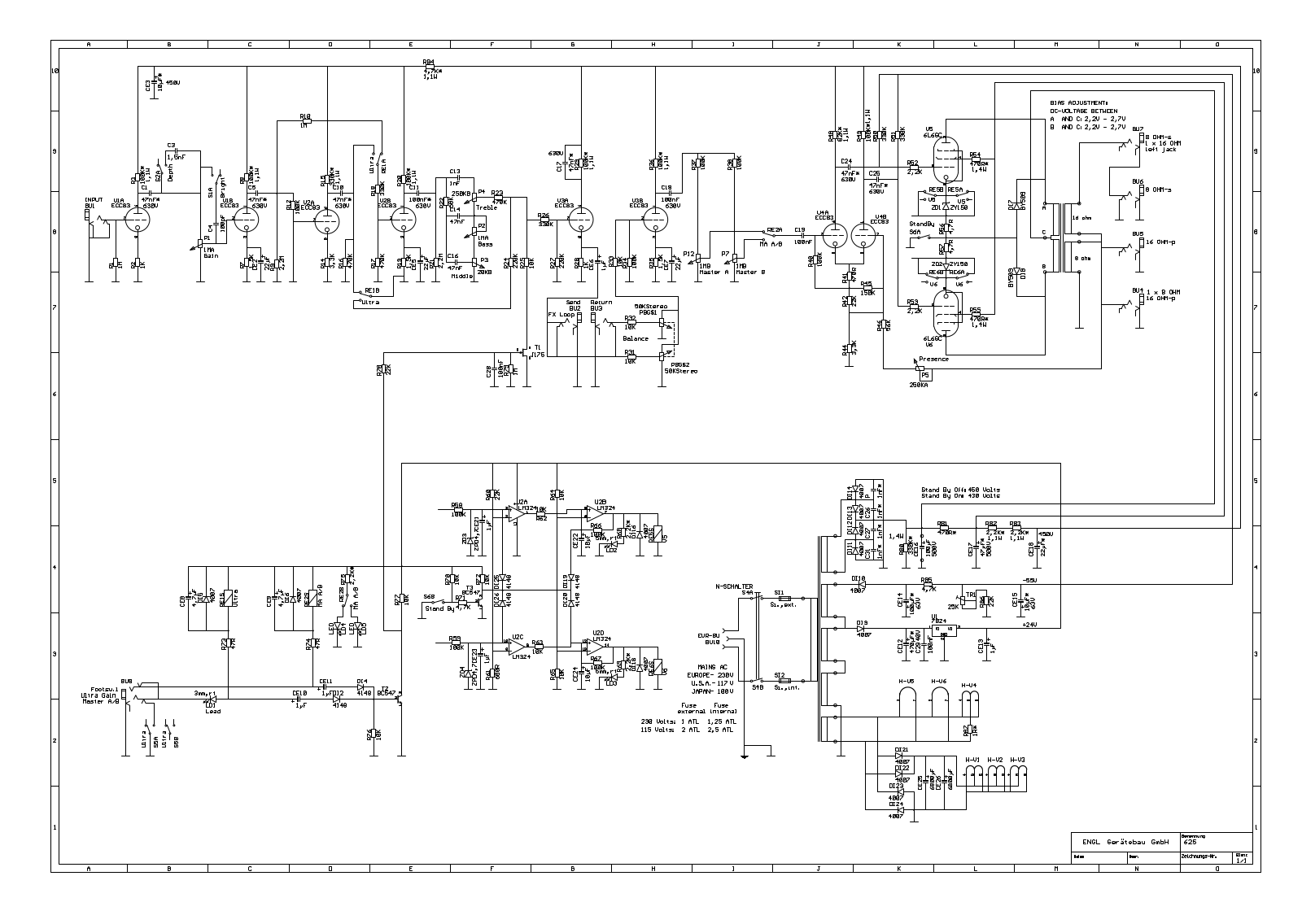 Engl e625 schematic