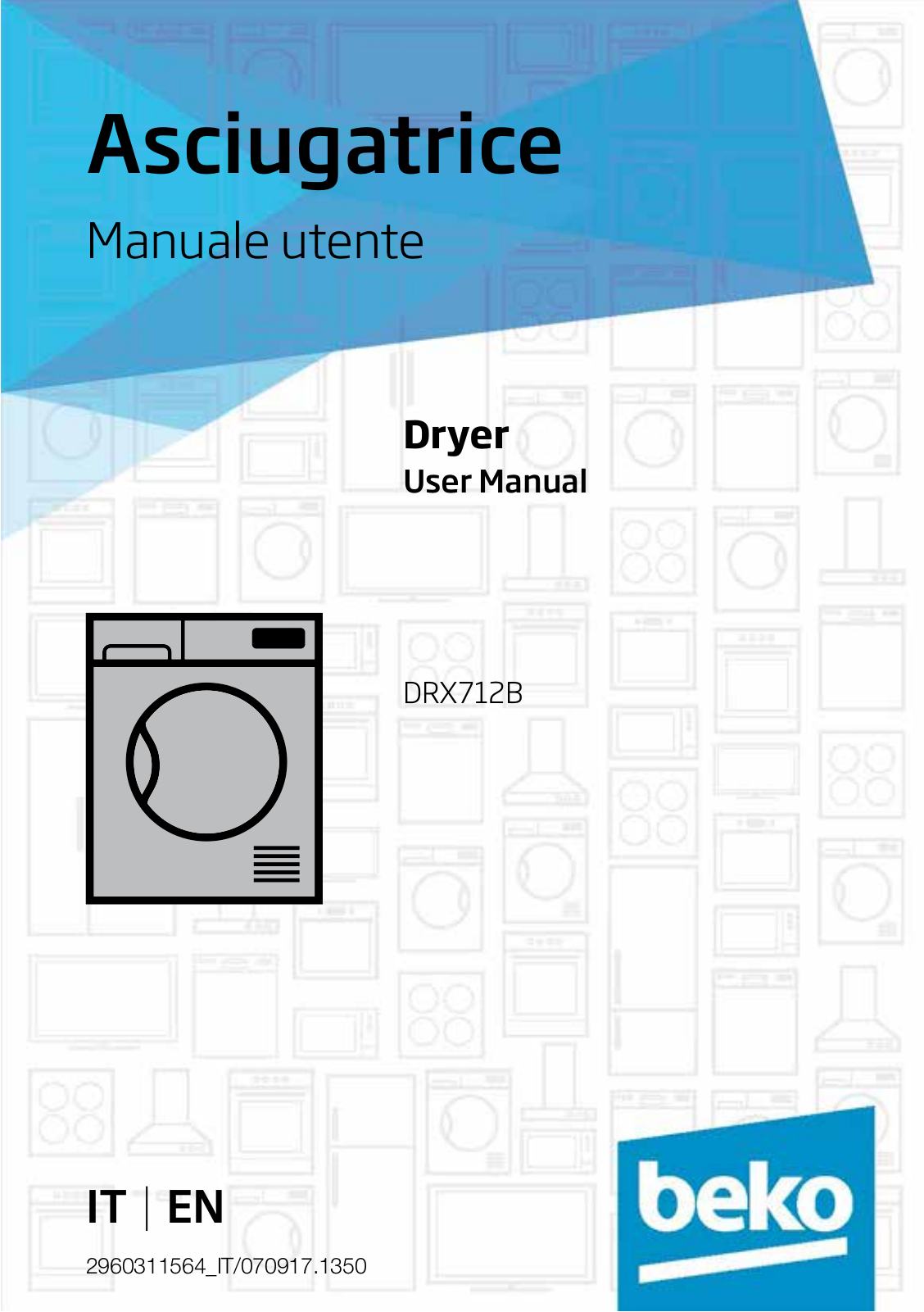 Beko DRX712B User manual