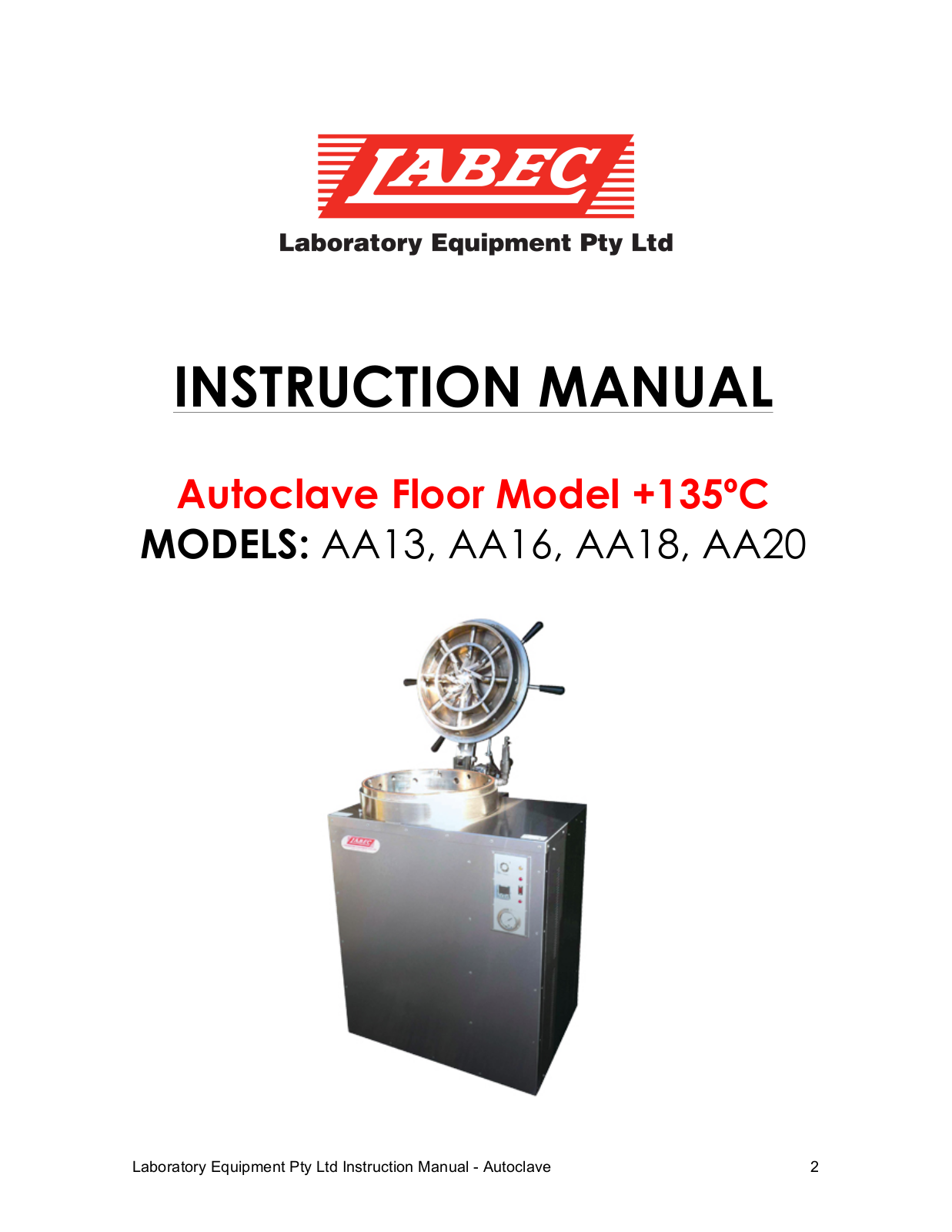 LABEC AA20 User Manual