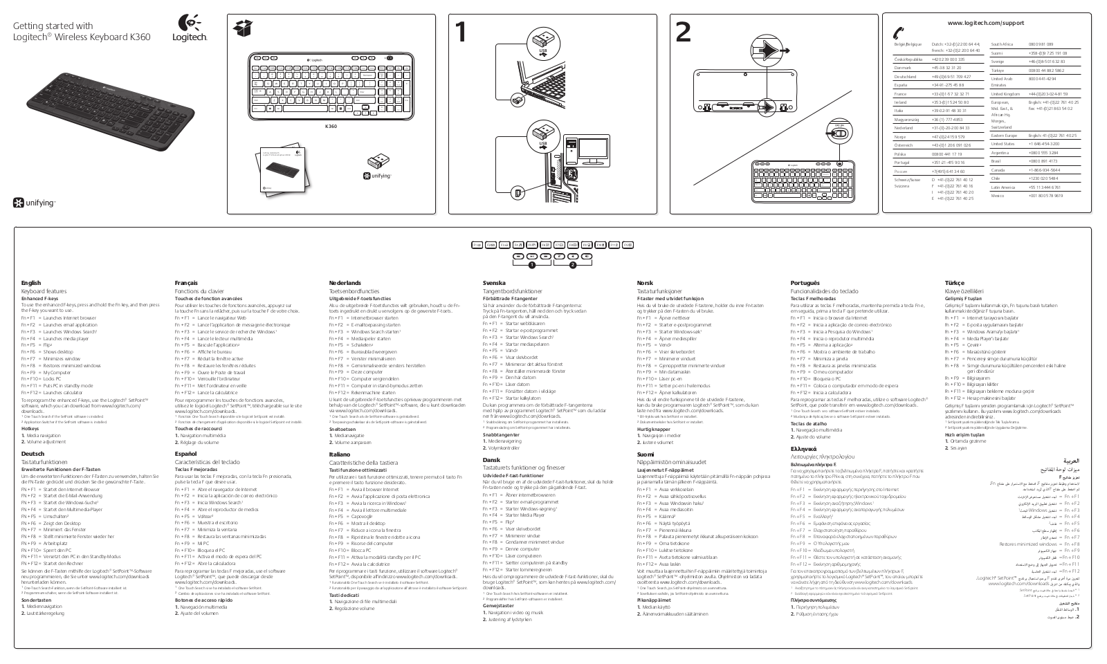 Logitech K360 User Manual 2