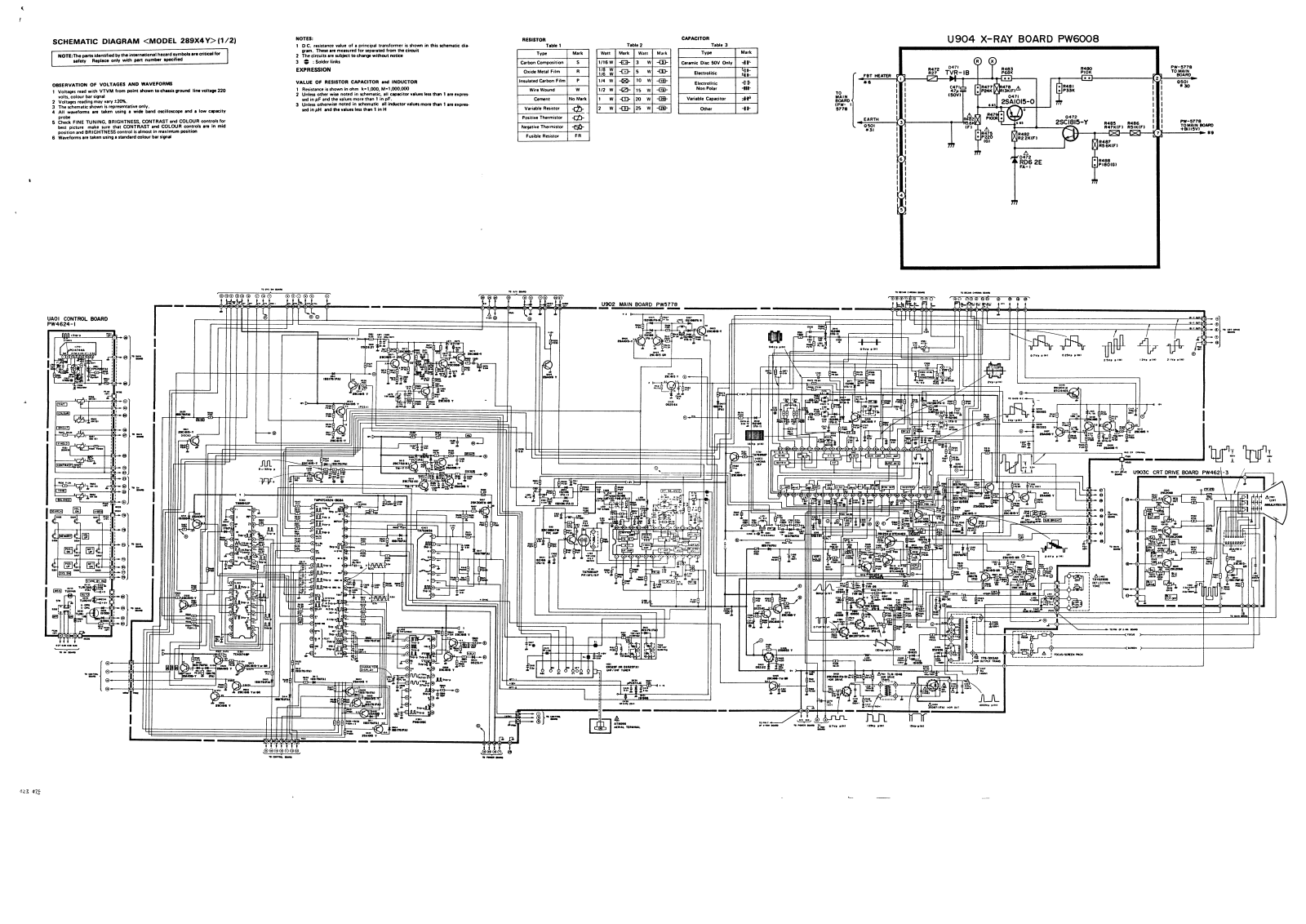 Toshiba 289X4Y Schematic