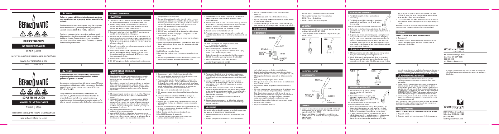 BernzOmatic JT680 User Manual