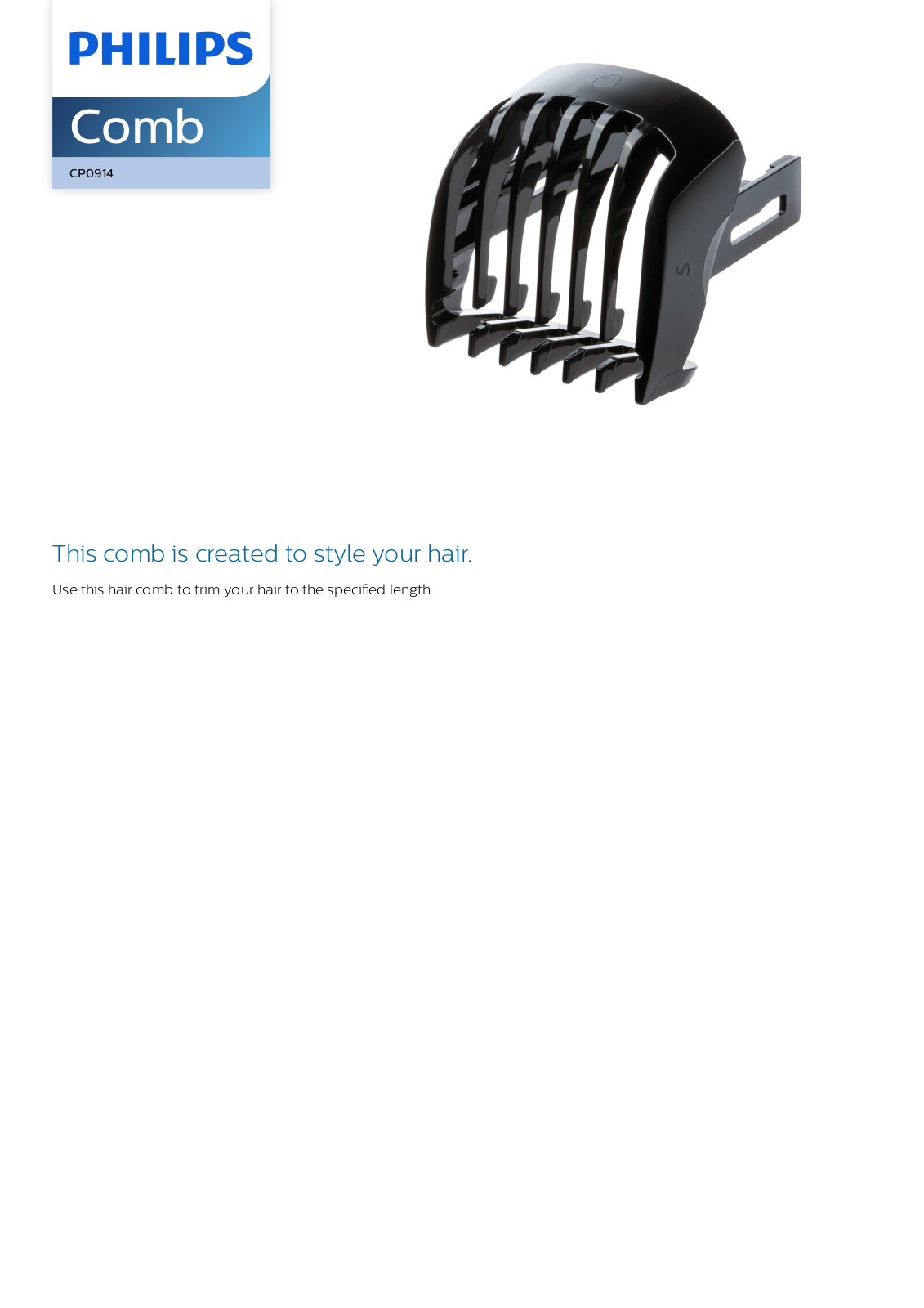 Philips CP0914/01 leaflet - ManualMachine.com