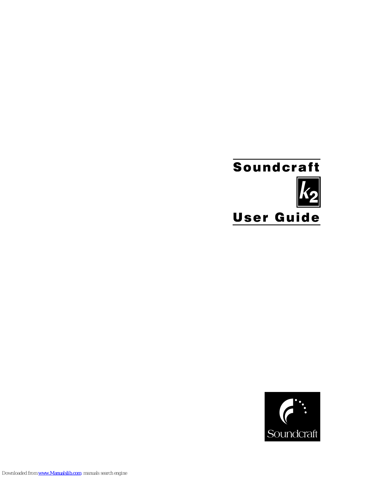 SoundKraft K2 User Manual