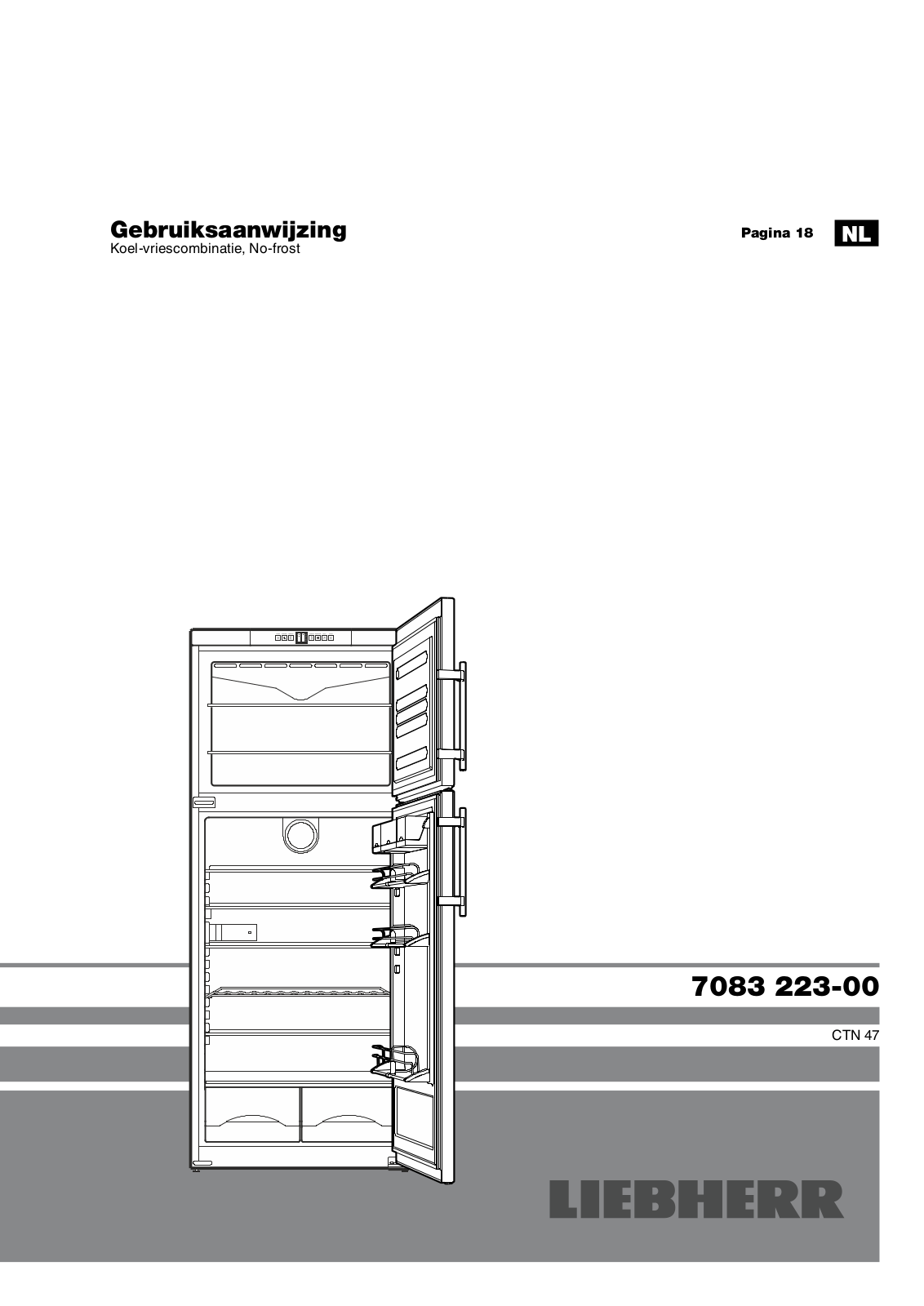 Liebherr CTNES 4753 PREMIUM NOFROST User Manual